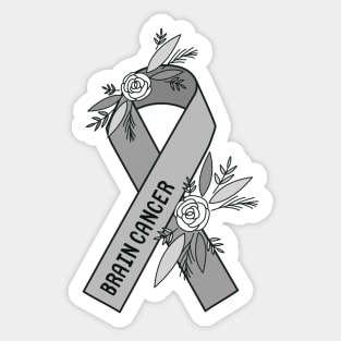 Brain Cancer Awarenesss Sticker